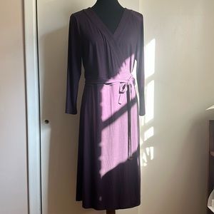 Ann Taylor knit wrap dress 12